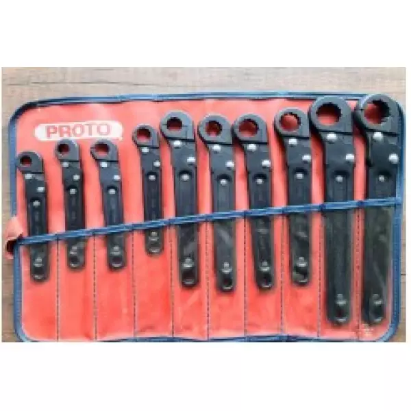 Stanley Proto Mandallı 12 Noktalı Metrik Açık Cırcır Anahtar Seti